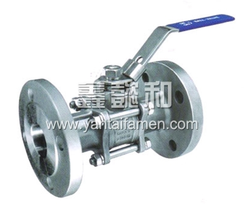 3-PC FLANGE BALL VALVE, FULL BORE, PN40