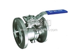 2-PC FLANGE BALL VALVE, FULL BORE, PN16, WITH ISO5211