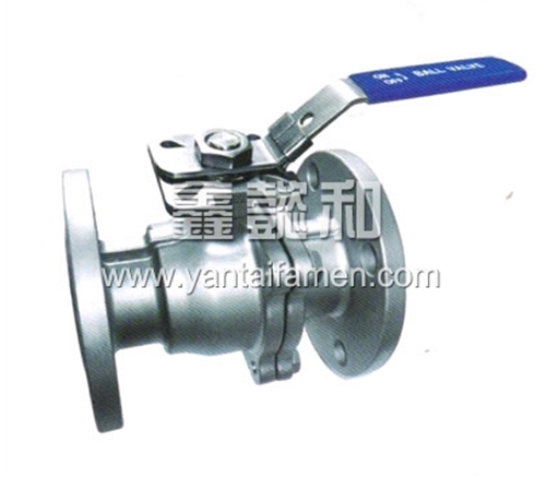 2-PC FLANGE BALL VALVE, FULL BORE, ANSI 150, WITH ISO 5211