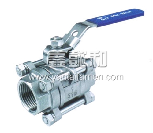 3-PC BALL VALVE, FULL BORE, THREADED END, 1000 WOG